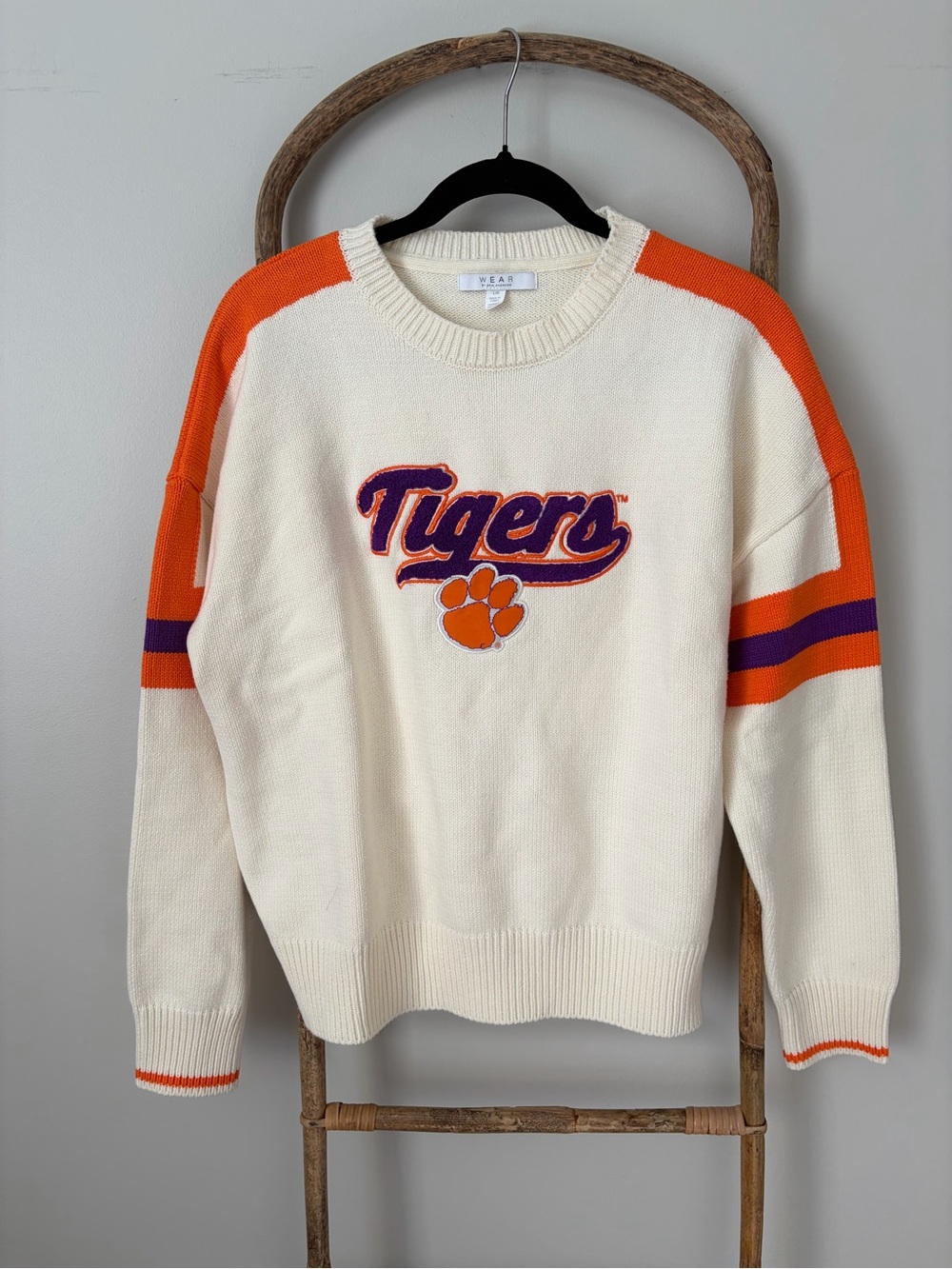 WEAR Clemson Tigers Crewneck Sweater